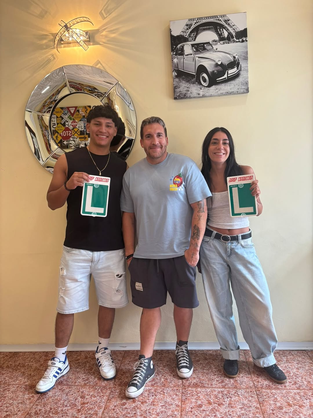 Alumno aprobado permiso B en autoescuela Calpe Alicante