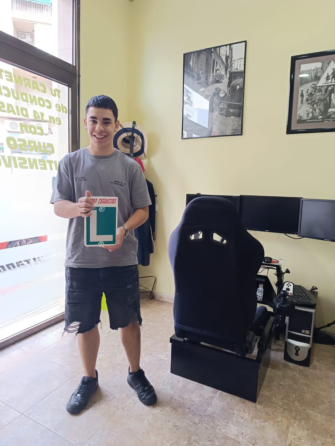 Alumna aprobada permiso moto A2 Calpe